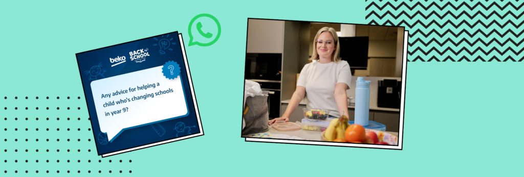 Lou Beckett for the Beko Back to School campaign